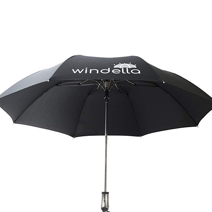 Windella Windproof Golf Umbrella Auto Open - 52 Inch Large Compact Folding Travel Umbrella Provide UPF 99% UV Protection from The Sun Or Rain for Men Women