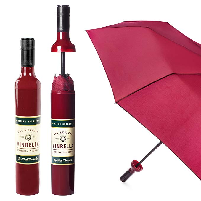 Vinrella Wine Bottle Fashion Umbrella Dry Reserve Burgundy