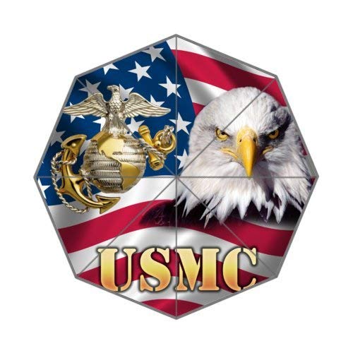 New Year Gifts/Thanksgiving Day US Flag USMC United States Marine Corps 100% Fabric And Aluminium High-quality Umbrella